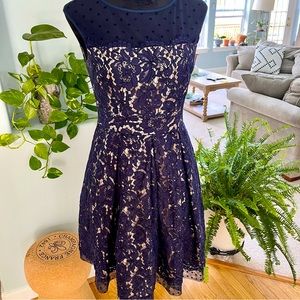Eliza J Navy Special Occasion Dress with Pockets • Holiday Events, Party Dress